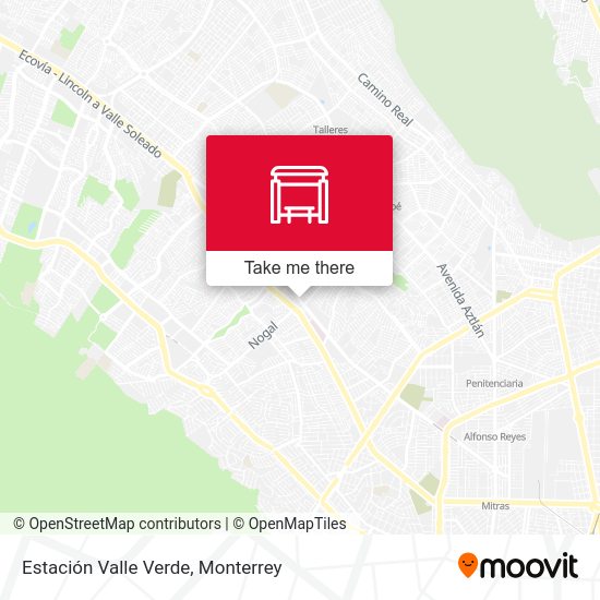 Estación Valle Verde map
