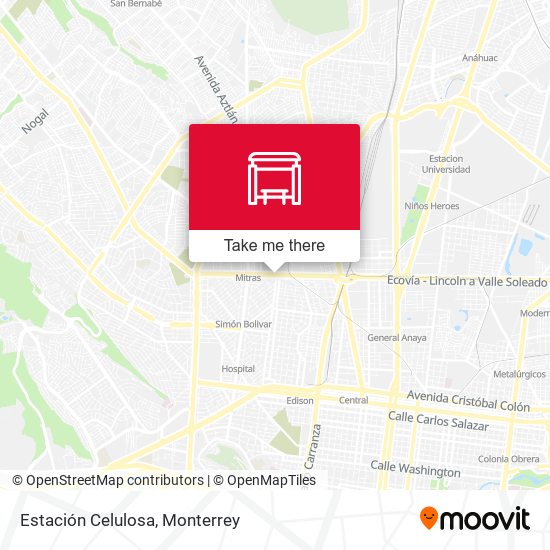 Estación Celulosa map