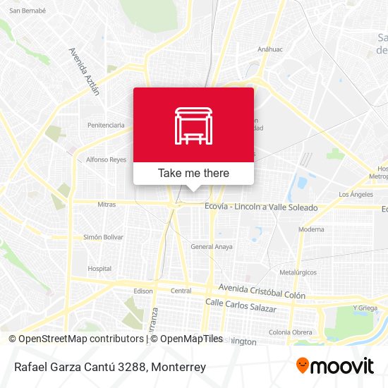 Rafael Garza Cantú 3288 map