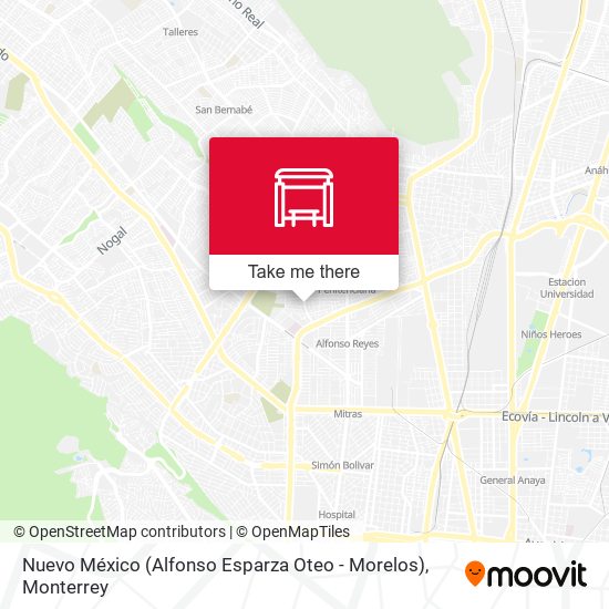 Nuevo México (Alfonso Esparza Oteo - Morelos) map
