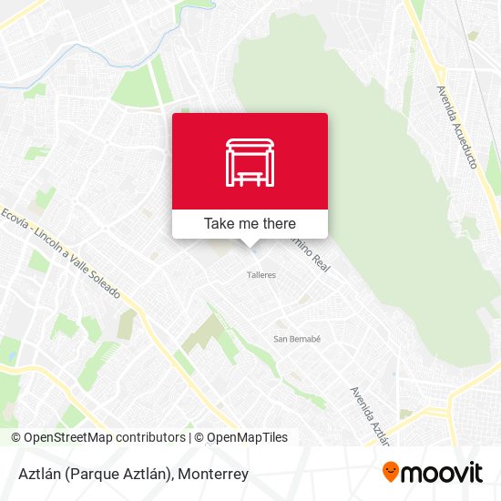 Mapa de Aztlán (Parque Aztlán)