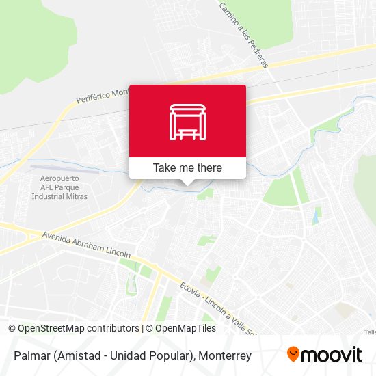 Palmar (Amistad - Unidad Popular) map