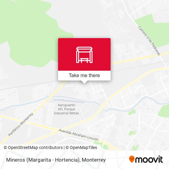 Mineros (Margarita - Hortencia) map