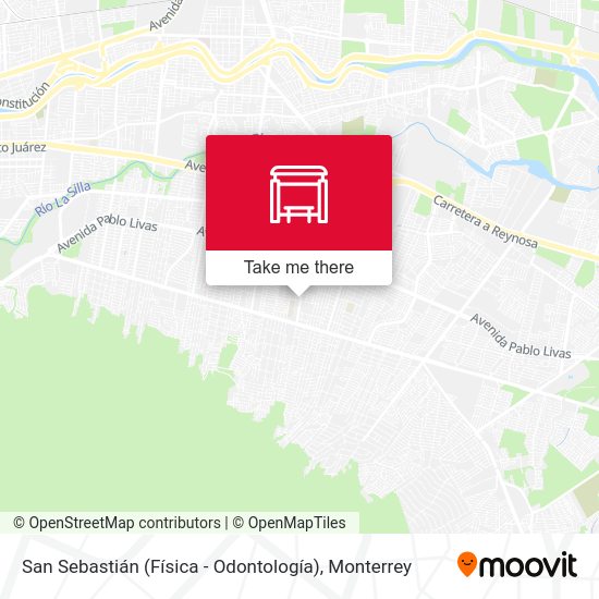San Sebastián (Física - Odontología) map