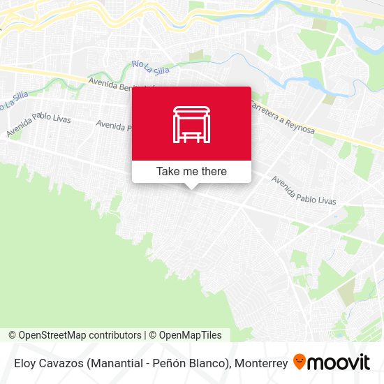 Eloy Cavazos (Manantial - Peñón Blanco) map
