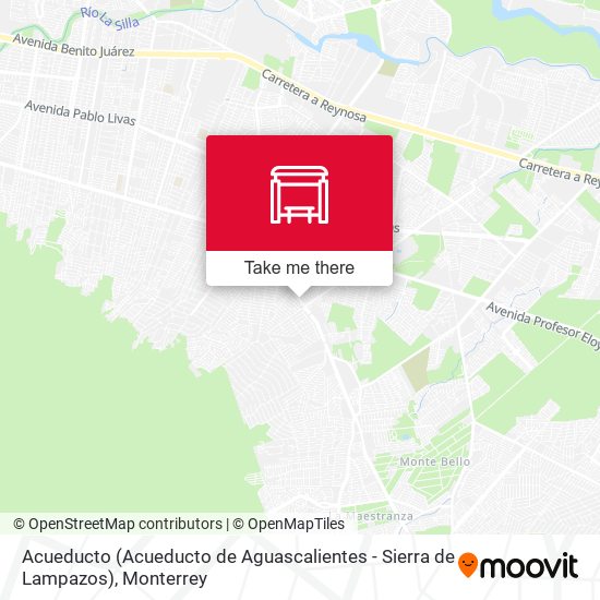 Acueducto (Acueducto de Aguascalientes - Sierra de Lampazos) map