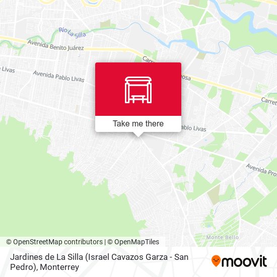 Jardines de La Silla (Israel Cavazos Garza - San Pedro) map