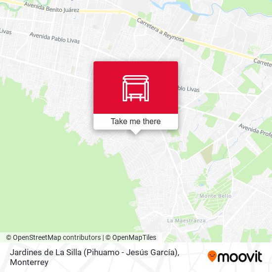 Jardines de La Silla (Pihuamo - Jesús García) map