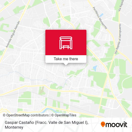 Gaspar Castaño (Fracc. Valle de San Miguel I) map