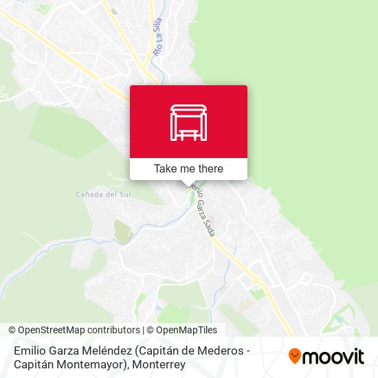 Emilio Garza Meléndez (Capitán de Mederos - Capitán Montemayor) map