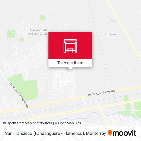 San Francisco (Fandanguero - Flamenco) map