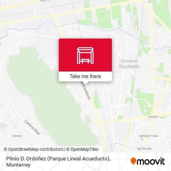 Mapa de Plinio D. Ordóñez (Parque Lineal Acueducto)