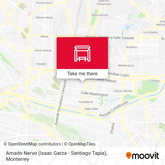 Mapa de Amado Nervo (Isaac Garza - Santiago Tapia)