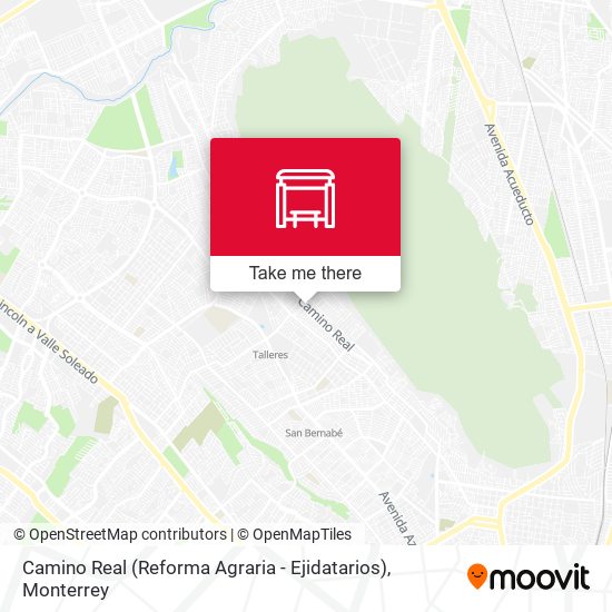 Camino Real (Reforma Agraria - Ejidatarios) map