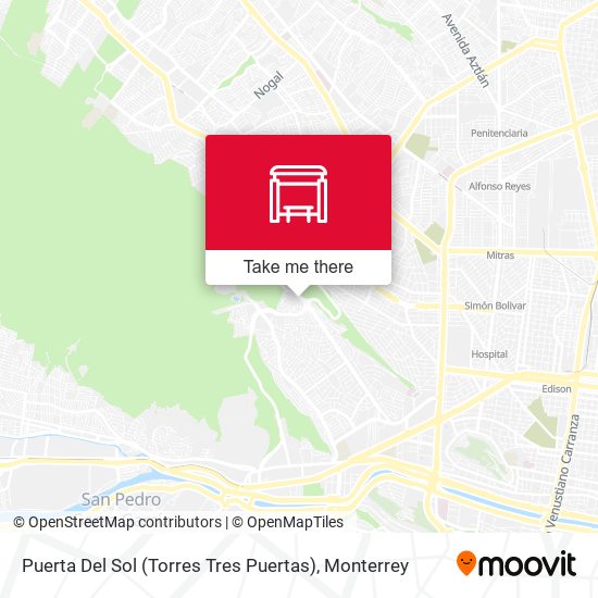 Mapa de Puerta Del Sol (Torres Tres Puertas)