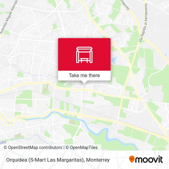 Orquídea (S-Mart Las Margaritas) map
