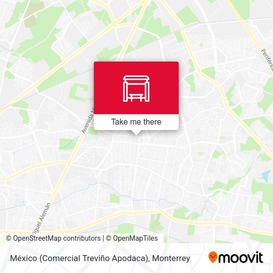 México (Comercial Treviño Apodaca) map