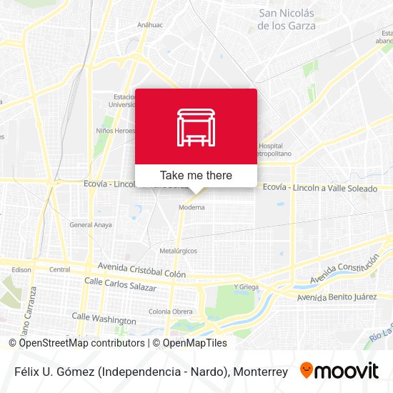 Mapa de Félix U. Gómez (Independencia - Nardo)