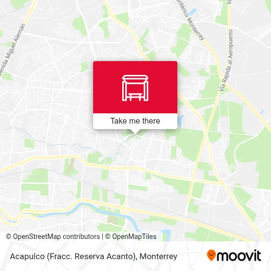 Acapulco (Fracc. Reserva Acanto) map