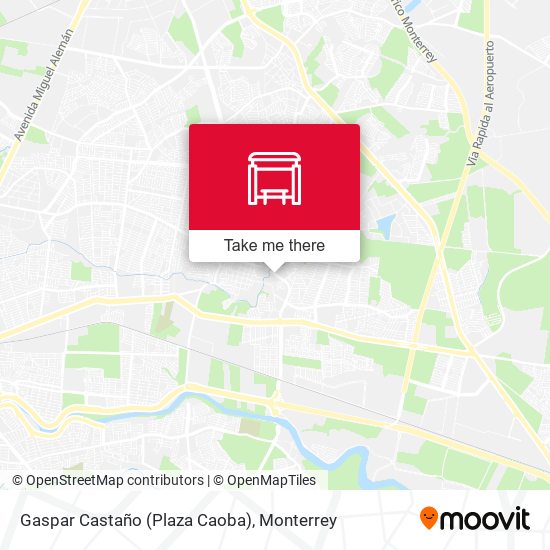 Mapa de Gaspar Castaño (Plaza Caoba)