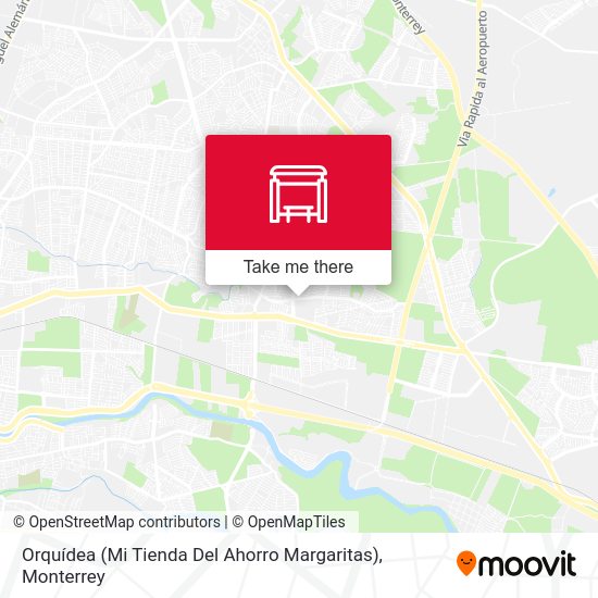 Mapa de Orquídea (Mi Tienda Del Ahorro Margaritas)