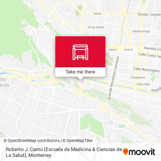 Roberto J. Cantú (Escuela de Medicina & Ciencias de La Salud) map