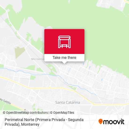 Perimetral Norte (Primera Privada - Segunda Privada) map