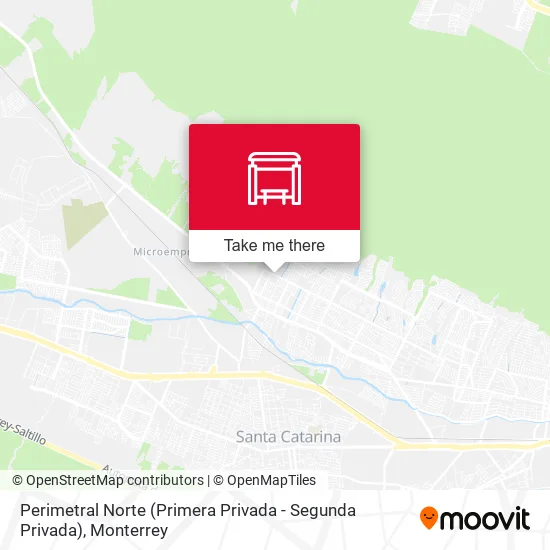 Mapa de Perimetral Norte (Primera Privada - Segunda Privada)