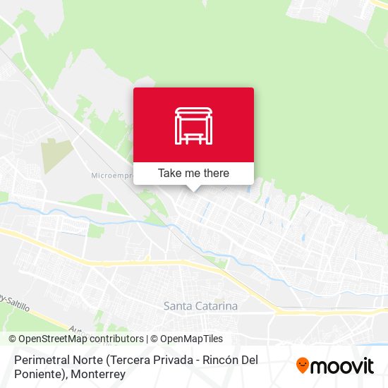 Perimetral Norte (Tercera Privada - Rincón Del Poniente) map