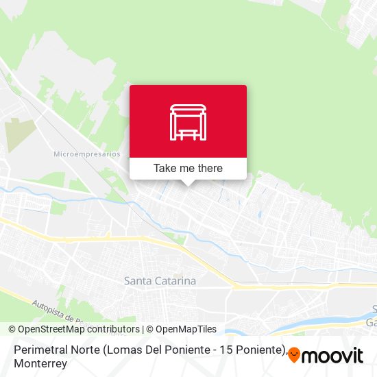 Perimetral Norte (Lomas Del Poniente - 15 Poniente) map