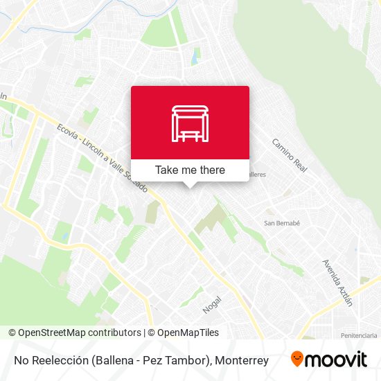 No Reelección (Ballena - Pez Tambor) map