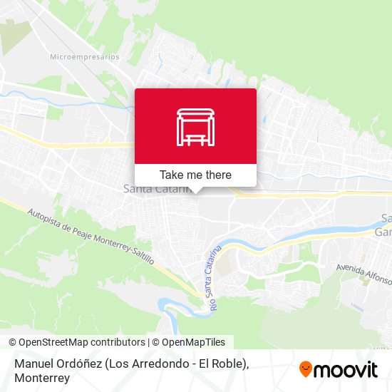 Mapa de Manuel Ordóñez (Los Arredondo - El Roble)