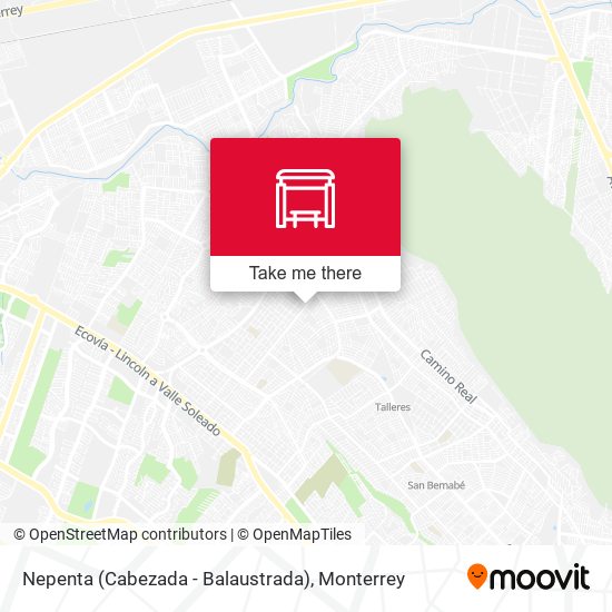 Nepenta (Cabezada - Balaustrada) map