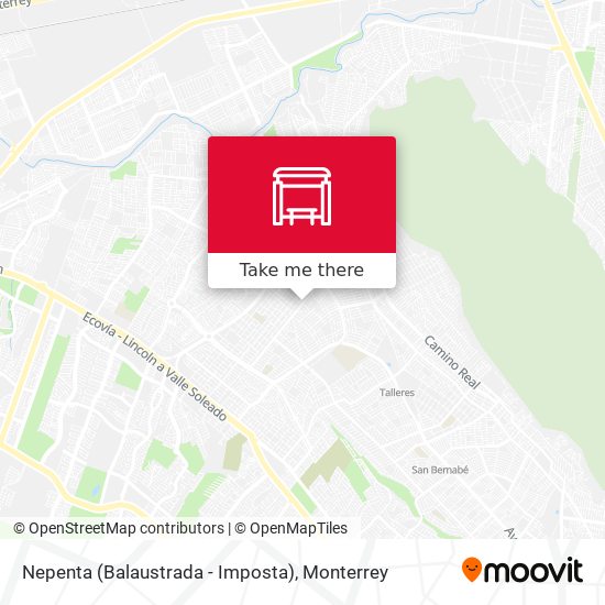 Nepenta (Balaustrada - Imposta) map