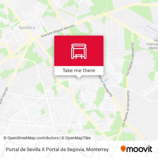 Mapa de Portal de Sevilla X Portal de Segovia