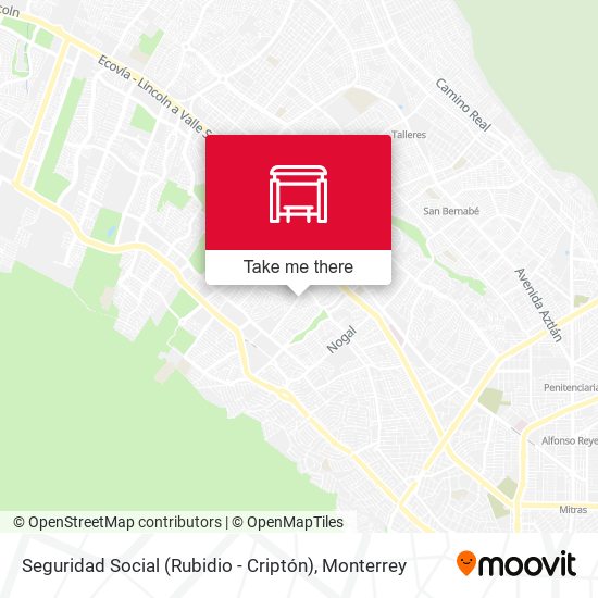 Seguridad Social (Rubidio - Criptón) map