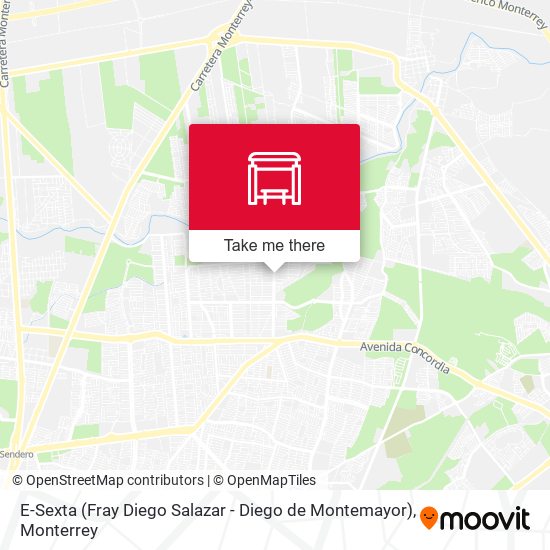 Mapa de E-Sexta (Fray Diego Salazar - Diego de Montemayor)