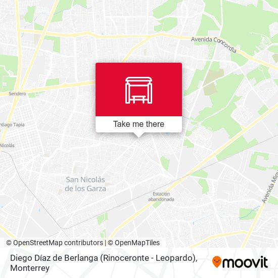 Diego Díaz de Berlanga (Rinoceronte - Leopardo) map