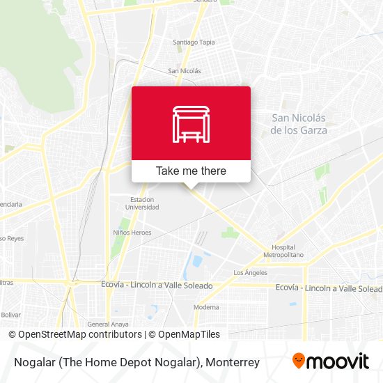 Mapa de Nogalar (The Home Depot Nogalar)