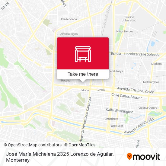 Mapa de José María Michelena 2325 Lorenzo de Aguilar