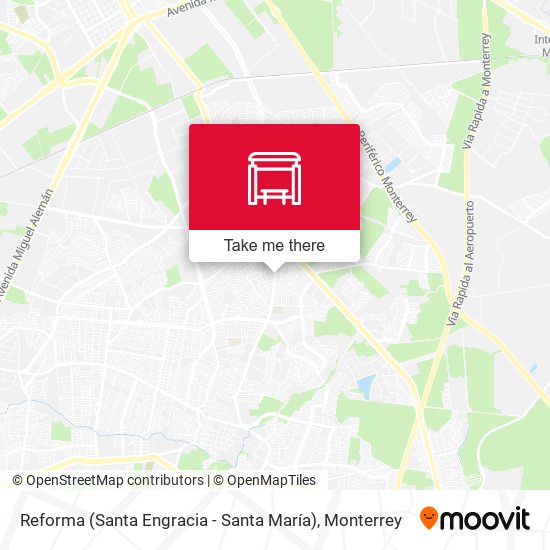 Mapa de Reforma (Santa Engracia - Santa María)