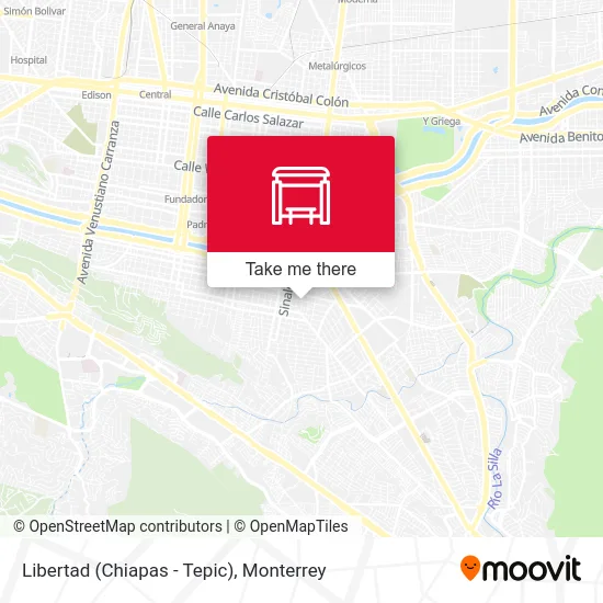 Libertad (Chiapas - Tepic) map