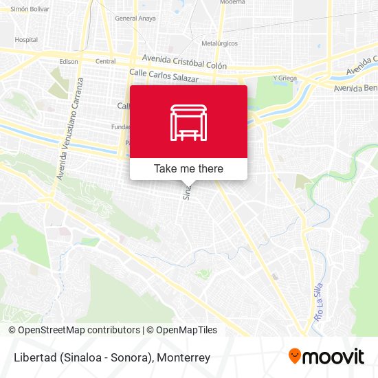 Libertad (Sinaloa - Sonora) map