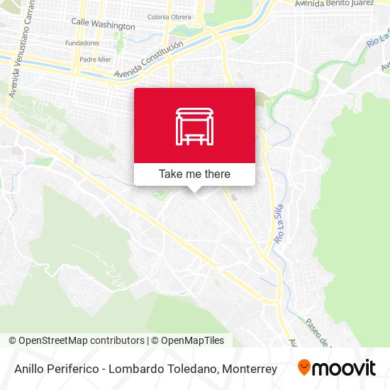 Anillo Periferico - Lombardo Toledano map