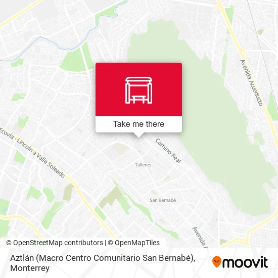 Mapa de Aztlán (Macro Centro Comunitario San Bernabé)