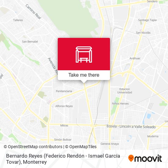 Mapa de Bernardo Reyes (Federico Rendón - Ismael García Tovar)