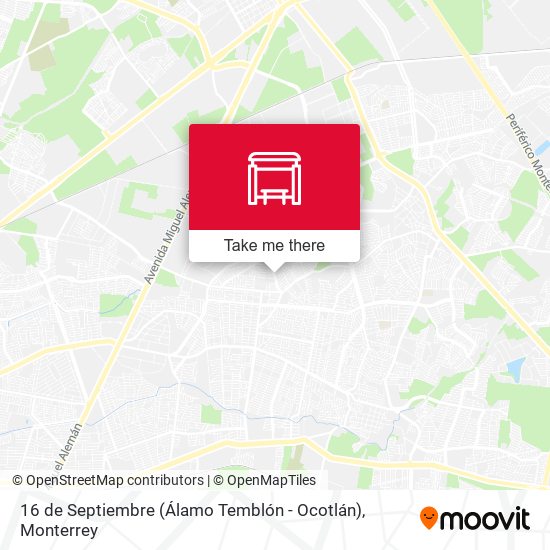 16 de Septiembre (Álamo Temblón - Ocotlán) map