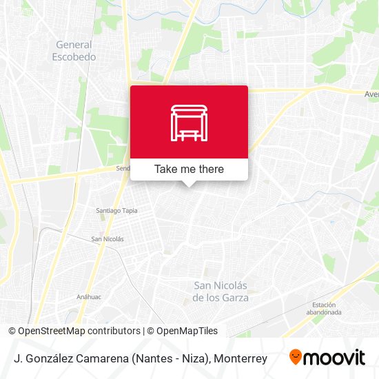 Mapa de J. González Camarena (Nantes - Niza)