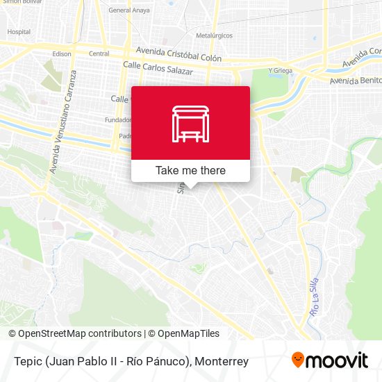 Tepic (Juan Pablo II - Río Pánuco) map
