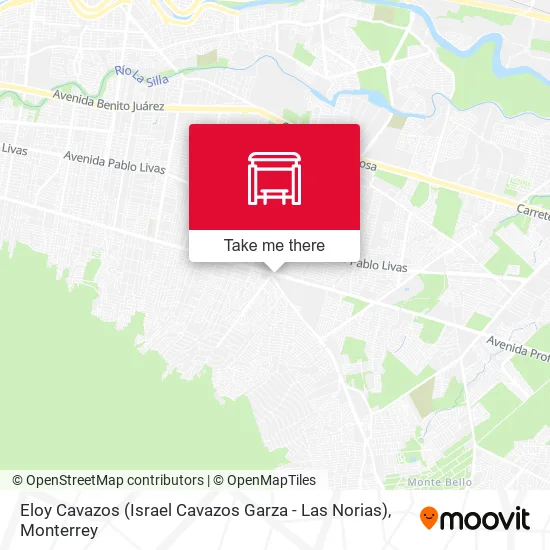 Mapa de Eloy Cavazos (Israel Cavazos Garza - Las Norias)